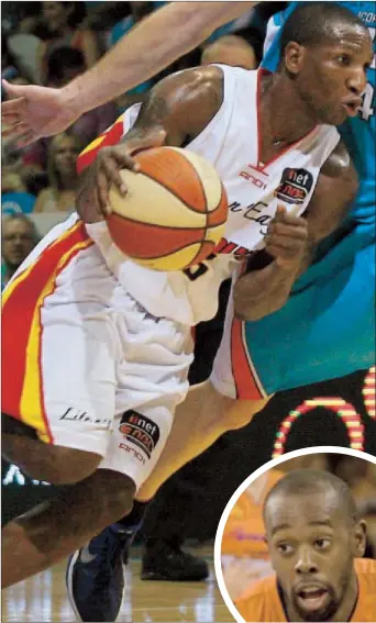  ?? Very quick: ?? Taipans are wary of Tigers’ new point guard Myron Allen for tonight’s clash. Inset: Jamar Wilson.