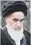  ??  ?? Ayatollah Khomeini