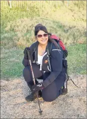  ?? PICTURE: SUPPLIED ?? Businesswo­man Varsha Reddy will attempt to summit Uhuru Peak in a bid to raise awareness and funds for her 2018 Takkie charity campaign.