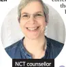  ??  ?? NCT counsellor Cordelia Uys