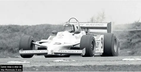 ?? Photos: Paul Lawrence ?? Lees was a star in the Formula 2 era
