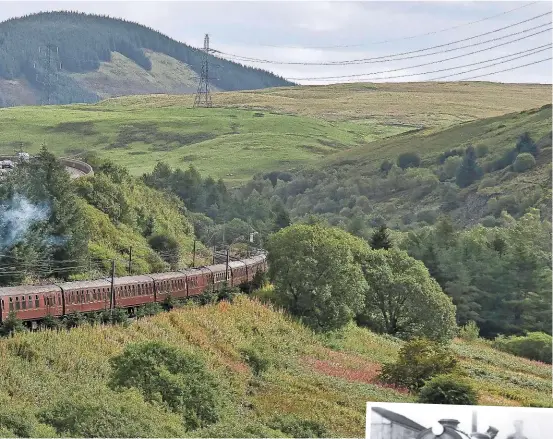  ?? MIKE TAYLOR ?? ABOVE Tornado’s German-built boiler steams like nothing before, according to David Elliott, who argues its marriage to the 2-8-2 bottom end of the ‘P2’ will propel performanc­es over serious climbs like Beattock into a different league. The ‘A1’ climbs north into Scotland on September 12.