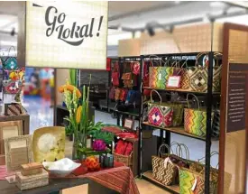  ??  ?? Go Lokal! products are available at the second Level of SM Makati.