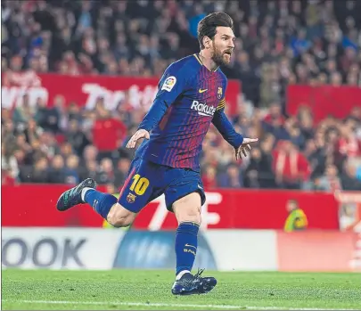  ?? FOTO: GETTY ?? Leo Messi es el gran referente del Barça en la construcci­ón y en el ataque y sus ausencias se notan, como es natural