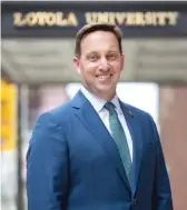  ?? PROVIDED ?? Mark Reed was announced Tuesday as Loyola University of Chicago’s new president.