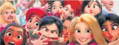  ??  ?? SMILING ALL THE WAY TO THE BANK: Disney’s ‘Ralph Breaks the Internet’ topped a quiet weekend at the domestic box office.