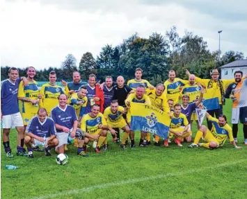  ?? Foto: Regina Langhans ?? Beim Freundscha­ftsspiel zwischen den tschechisc­hen Termiti Loket und der AH Mannschaft der Spielverei­nigung Au im Heinrich Oßwald Stadion siegten die Gäste mit 4:5.