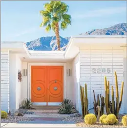  ?? Bethany Nauert ?? MIDCENTURY Modern design, plentiful in Palm Springs, will be celebrated.