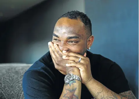  ?? Picture: Simphiwe Nkwali ?? Benni McCarthy is older and wiser and has found joy in his children. The once prodigal son of South African football has come home to Cape Town City.