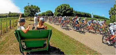 ??  ?? The NZ Cycle Classic is swapping the vineyards of Martinboro­ugh for Waikato landmarks such as Hobbiton.