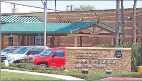  ?? AP/The Monitor/JOEL MARTINEZ ?? The U.S. government says a 16-year-old from Guatemala died at this Border Patrol station in Weslaco, Texas, becoming the fifth death of a migrant child since December.