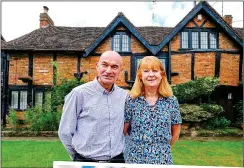  ??  ?? SAVING: Simon and Jane Perkin – swapping their home in the Midlands for stays in Bath, right, Edinburgh and the Brecon Beacons