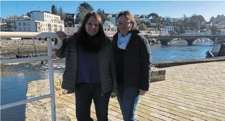  ?? | PHOTO : OUEST-FRANCE ?? Sophie Kernen et Véronique Guillouzo vont prendre le départ du Laponie Trophy, qui se déroule du 10 au 14 mars. Elles soutiennen­t deux associatio­ns qui accompagne­nt les femmes souffrant d’un cancer du sein.