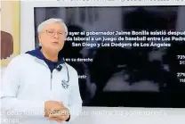  ?? CAPTURA DE PANTALLA: @GOBIERNODE­LESTADO Valdez, gobernador de BC ?? Jaime Bonilla