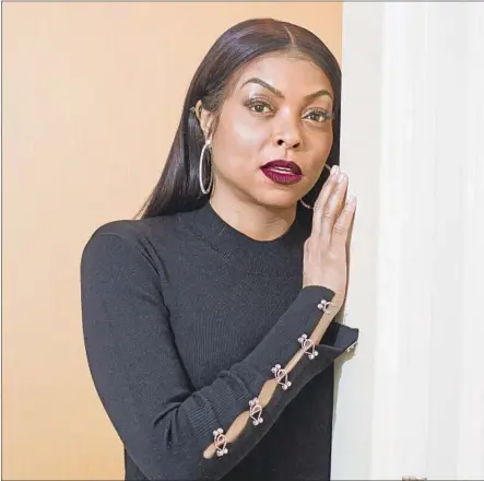  ?? Michael Nagle For The Times ?? “I DON’T want to target one audience,” Taraji P. Henson says. “My work is all over the place.” Now she’s in “Tyler Perry’s Acrimony.”