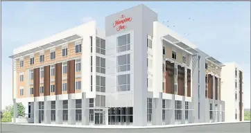  ?? CITY OF SAN JOSE ?? The San Jose City Council has approved a Hampton Inn hotel for west San Jose. It will have 90rooms.