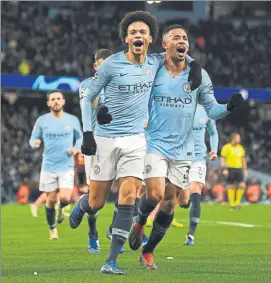  ?? FOTO: GYI ?? El City, único inglés primero de grupo Gracias a los dos goles de Sané al Hoffenheim