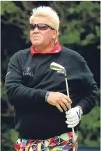  ??  ?? Colourful character: Connor Syme said it was a pleasure to play with former Open winner John Daly.