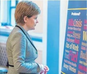  ?? Picture: DC Thomson ?? Nicola Sturgeon wants more powers to be devolved.