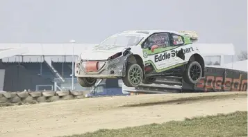  ??  ?? 0 Mark is competing in a full season of British Rallycross this year