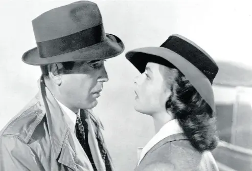  ?? WARNER BROS. / THE ASSOCIATED PRESS FILES ?? Without preserving cinema’s past online, in the form of the soon-to-be-axed Warner Media subscriber service FilmStruck, its future will be dusty DVDs of Casablanca, Tim Robey writes.
