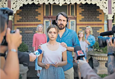  ??  ?? Alistair (Ewen Leslie) and Joanna (Jenna Coleman) are the main characters in the BBC’s four-part psychologi­cal thriller The Cry, in which their child goes missing in Australia