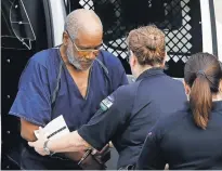  ?? ERIC GAY, AP ?? James Mathew Bradley Jr. arrives at the federal courthouse for a hearing Monday in San Antonio.