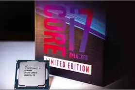  ??  ?? BELOW Intel gave away 8,086 of its limited edition chips and will only produce 50,000 in allPRICE £317 (£380 inc VAT) from scan.co.uk