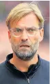  ??  ?? Jurgen Klopp