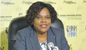  ?? (Photo: JIS) ?? GRIFFITH... TPDCO acknowledg­es that there were in fact some areas of weaknesses, despite the fact that overall they carried out the mandate well