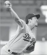  ?? Jayne Kamin-Oncea Getty Images ?? IT LOOKS LIKE he’s struggling, but Kenta Maeda had one of his best outings as a Dodger, shutting out the Angels for seven innings.