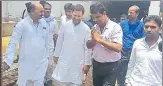  ?? HT PHOTO ?? ▪ Congress president Rahul Gandhi in Amethi on Thursday.