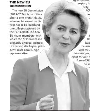  ?? AP ?? European Commission President Ursula von der Leyen.