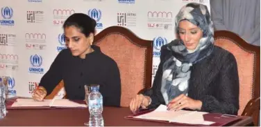  ?? WAM ?? NAMA Women Advancemen­t Establishm­ent has signed its first-ever agreement with UNHCR.