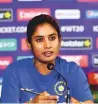  ?? PTI ?? Mithali Raj ■