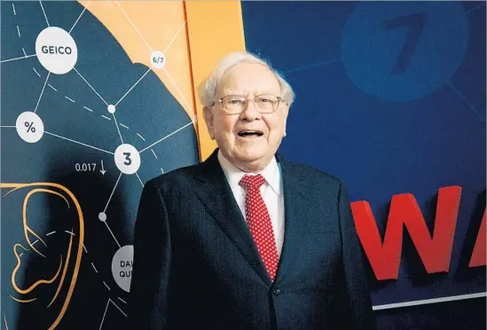  ?? J. Kempin Getty Images ?? UTILITIES PROVIDE “an essential service for which demand is remarkably steady,” Warren Buffett told Berkshire Hathaway shareholde­rs in an annual letter.