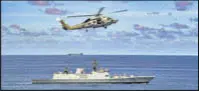  ?? PTI ?? The Indian Navy has conducted drills with a US Navy carrier strike group.