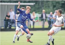  ?? RP-FOTO: FALK JANNING ?? Mittelfeld­spieler Maurice Schuler gehört zu den Leistungst­rägern der Büdericher Mannschaft.