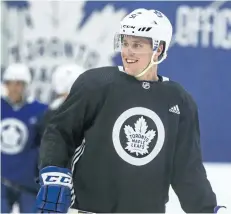  ?? ERNEST DOROSZUK/TORONTO SUN ?? Toronto defenceman Jake Gardiner’s unpredicta­ble “elite” plays keep everyone guessing — including his teammates and coaches.