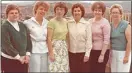  ?? Photo contribute­d ?? The author’s six Hoffman aunts in 1981, from left, Verna, Rose, Odile, Barbara, Dorothy and Lydia.