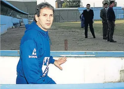  ?? (LAVOZ/ARCHIVO) ?? Luis Manuel Blanco. Fue entrenador de Belgrano en el segundo semestre de 1997 en la B Nacional.