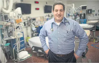  ?? RICK MADONIK TORONTO STAR ?? Adam Shehata, 36, is a third-year medical student, He turned to medicine after also training as a pilot and a lawyer.