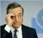  ??  ?? Draghi Mario Draghi, presidente della Bce. Il suo mandato scade il 31 ottobre 2019