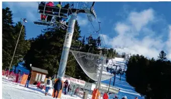  ??  ?? Le Conseil départemen­tal envisage de faire du Lioran une « station de sports et de pleine nature » et d’y développer des activités 4 saisons. Photo d’archives.