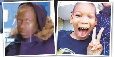  ??  ?? Ryan Cato (above and main photo), who police said has a record of arrests for domestic violence, is charged with murder in the death of 10-year-old Ayden Wolfe (right).