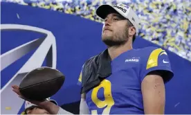  ?? Marcio José Sánchez/AP ?? Matthew Stafford threw 41 touchdowns during the regular season for the Rams. Photograph: