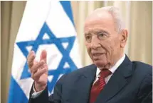  ?? MENAHEM KAHANA AGENCE FRANCE-PRESSE ?? Shimon Peres était le dernier survivant de la génération des pères fondateurs de l’État d’Israël.