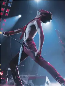  ?? Alex Bailey ?? Rami Malek’s epic portrayal of Freddie Mercury