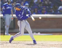  ?? NOAH K. MURRAY/ THE ASSOCIATED PRESS ?? Bobby Witt Jr. continues to show the future is bright for the Kansas City Royals, with the young shortstop producing two homers and five RBIs in a win over the Houston Astros.