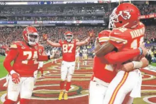  ?? // AFP ?? Los Kansas City Chiefs celebran su hegemonía